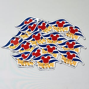 Disney Cruise Door Magnet, Cruise DCL Gift Exchange Fish Extender Cruising Essential, Ship Friend Family Vacation Fridge Keepsake Pixie Dust