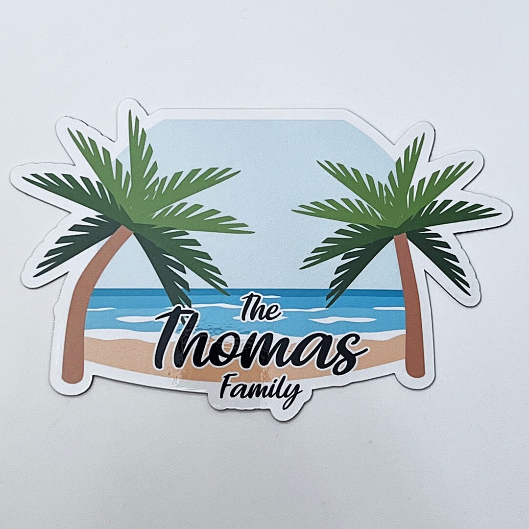 Palm Tree Ocean View Beach Last Name Cruise Door Magnet Sign Norwegian Palm Tree Ocean View Beach Last Name Cruise Door Magnet Sign Norwegian