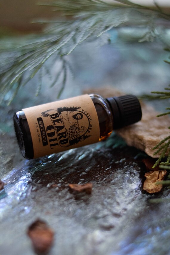 Beard Oil Beard Conditioner RUSTIC MEN SPICEWOOD 1 oz/30 Etsy