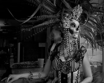 Day of the Dead / New Orleans Mardi Gras Photography Print | Etsy