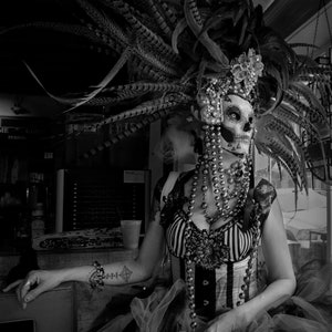 Claudia / New Orleans Mardi Gras Fotografía Print
