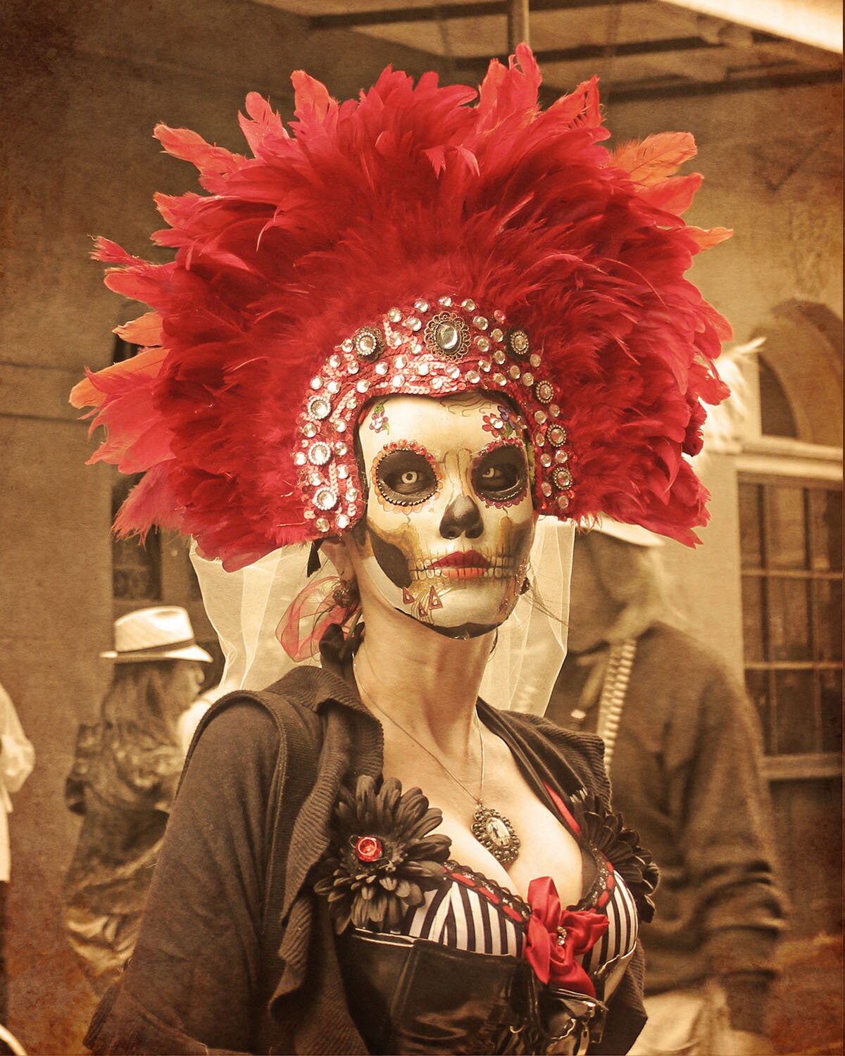 Day of the Dead / New Orleans Mardi Gras Photography Print Etsy