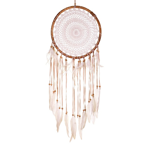 Dream Catcher Boho Feather Pattern Print Premium Backpack main image 0