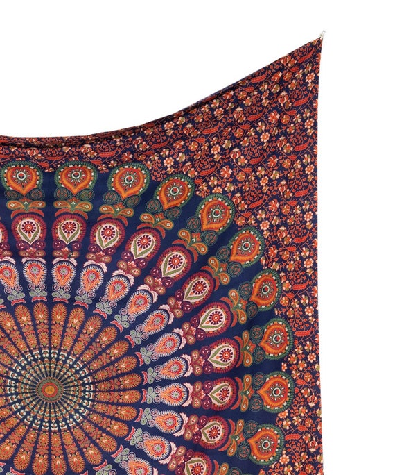 Wall Cloth Wall Hanging Tapestry Tapestry Blue Orange Green