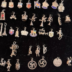 United Kingdom Travel Charms in Sterling 1950s to 1970s Vintage each Sold Separately NEW Charms March 28, 2025