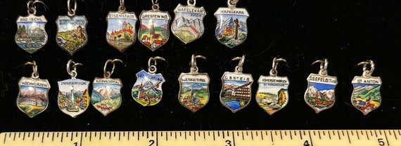 Vintage Austria Travel Shields and Hand Painted C… - image 4
