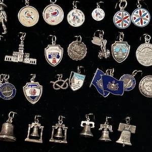 Vintage Pennsylvania, Philadelphia & Attractions Travel Charms in Sterling Silver each sold separately NEW photos Oct 15, 2024