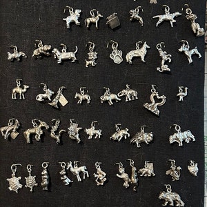 Vintage Sterling Animals Pets Cats & Dog Charms 1960-1970s Select in Variations New Photo April 12, 2024