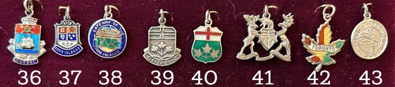 Vintage Eastern Canada Sterling silver charms 196… - image 6