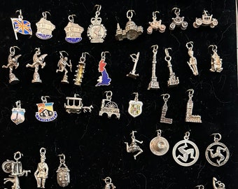 United Kingdom Travel Charms in Sterling 1950s to 1970s Vintage each Sold Separately NEW Charms May 11, 2024