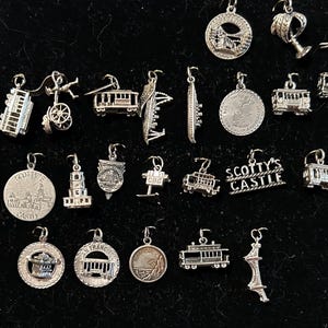 Vintage California Sterling Charms 1960s 1970s Very Solid Charms New Photos and Charms Feb 1, 2025