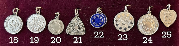 Vintage Eastern Canada Sterling silver charms 196… - image 4