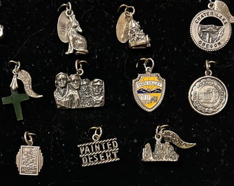 Vintage Sterling Silver National Parks, Monuments & Memorials in charms Each Sold Separately Added new photos May 5, 2024