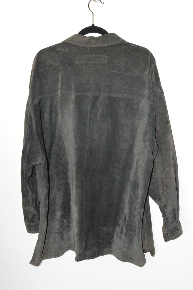 Deep Hunter Green Le Collezioni Structure L/'Evoluziome Un Classico Men/'s Leather ShirtJacket