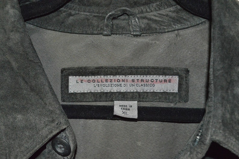 Deep Hunter Green Le Collezioni Structure L/'Evoluziome Un Classico Men/'s Leather ShirtJacket
