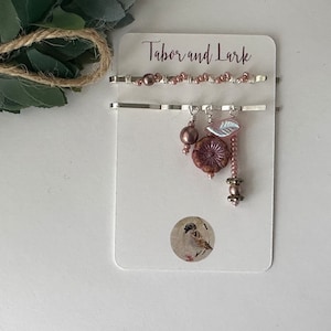 Beaded Bobby Pins, Small Gifts for Teens, Embellished Bobby Pins