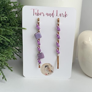 Bobby Pins for Fine Hair, Minimalist Beaded Hair Pins, Decorative Hair Clips, Grandma Gift