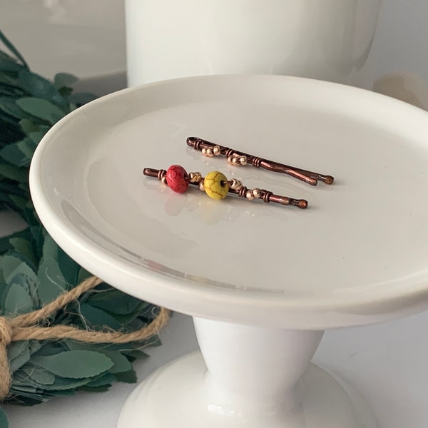 Mini Bobby Pins for Fine Hair, Mini Beaded Hair Pins, Small Gift