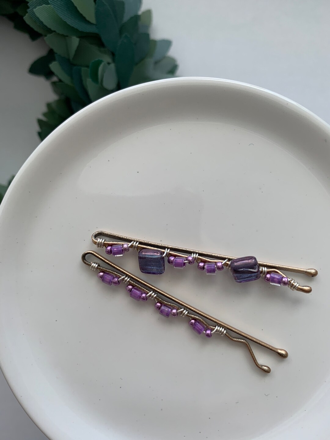 Bobby Pins for Fine Hair, Minimalist Beaded Hair Pins, Decorative Hair
