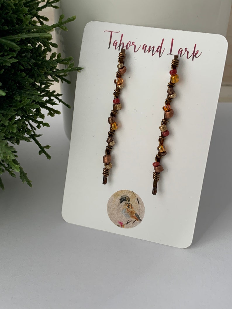 Bobby Pins for Fine Hair Minimalist Beaded Hair Pins Etsy