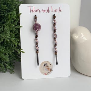 Beaded Bobby Pins, Small Birthday Gifts, Decorative Hair Pin, Small Gifts for Women