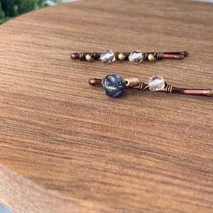 MINI Bobby Pins for Fine Hair, Mini Beaded Hair Pins, Small Gift