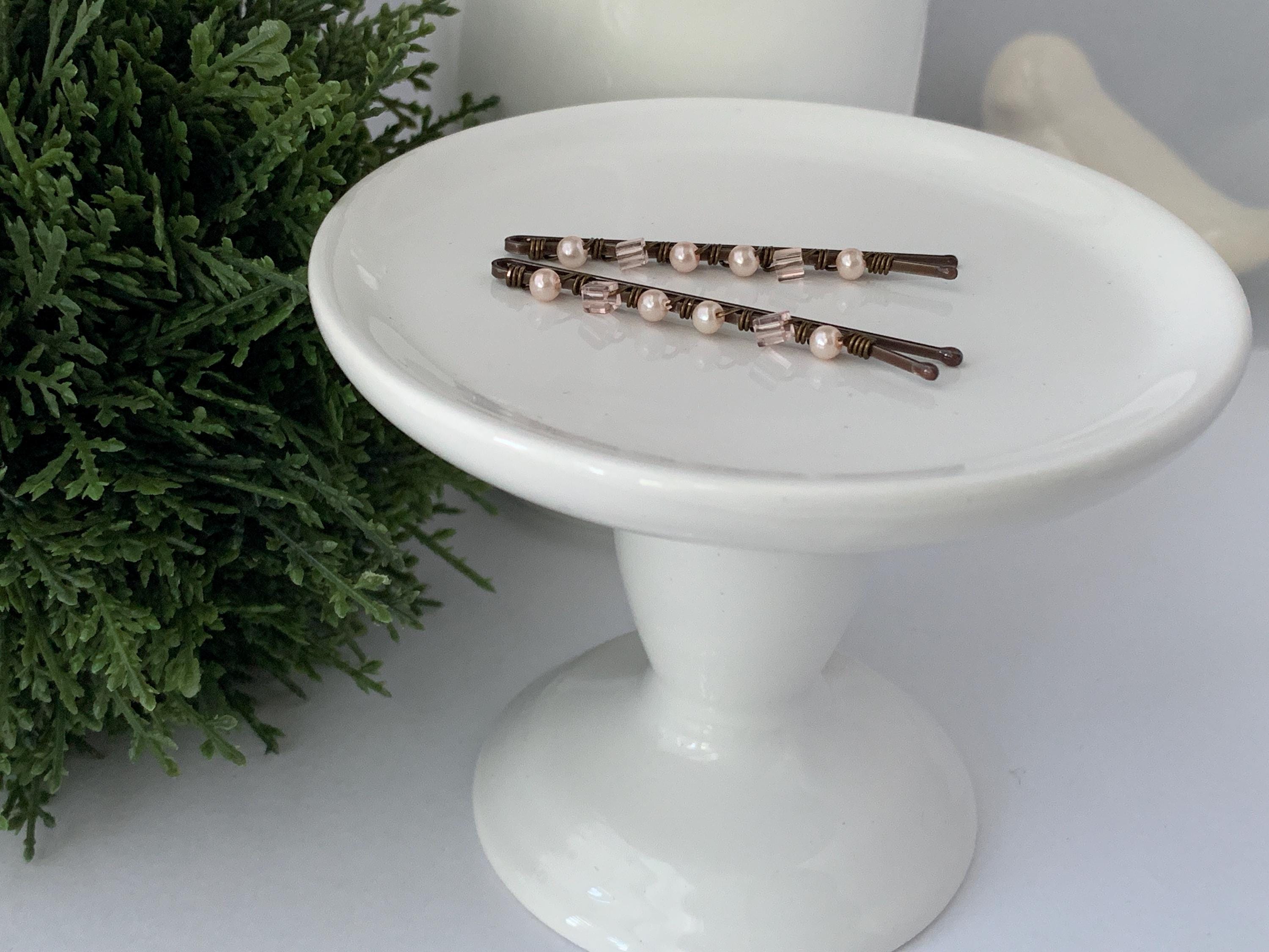 Classic Pearl Bobby Pin Set, Neutral Hair Clip, Decorative 