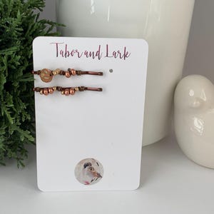 Mini Bobby Pins for Fine Hair, Mini Beaded Hair Pins, Small Gift