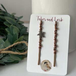 Beachy Beaded Bobby Pins , Hair Clips for Women, Beaded Hair Accessories, Decorative Hair Slides, Small Handmade gifts
