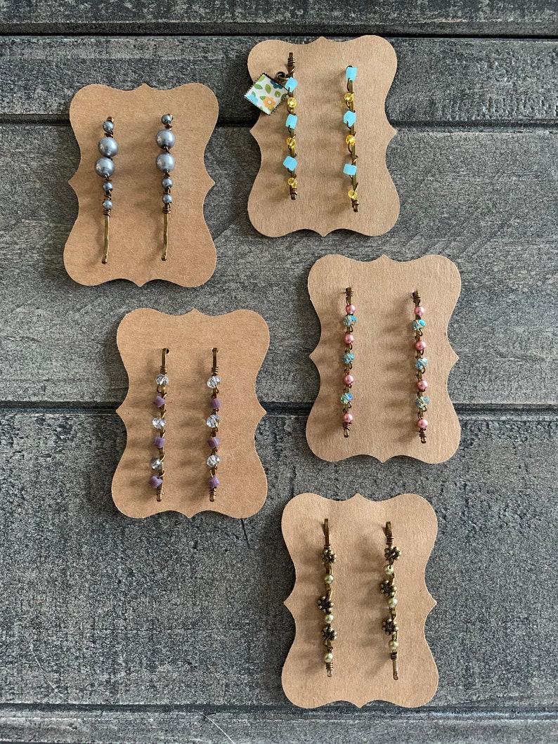 Gray Pearl Bobby Pins Pearl Hair Pins Decorative Hair Clips Etsy