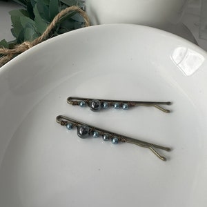 Pearl Bobby Pins, Pearl Hair Slides, Hair Clips for Women, Graduation Gifts for Her, Mother’s Day Gifts