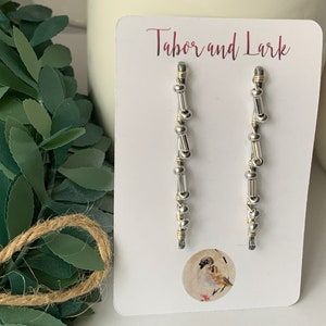 Beaded Bobby Pins, Silver Hair Pins, Grandma Gift, Prom Hair Slides, Bridesmaid Gifts