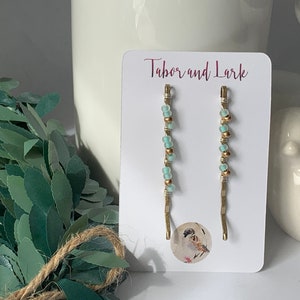 Beaded Bobby Pins, Decorative Hair Pins, Grandma Gift, Prom Hair Slides, Bridesmaid Gifts