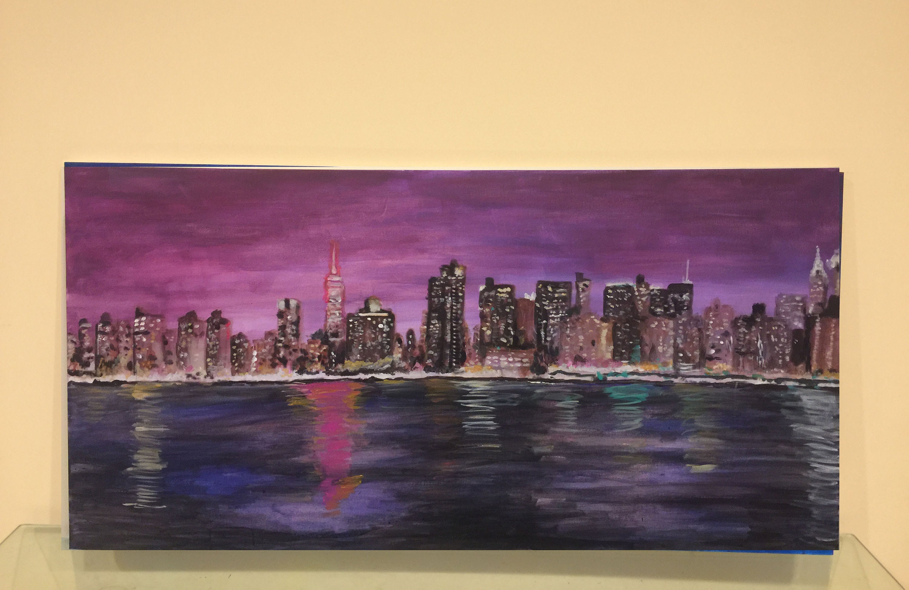 Original Acrylic Painting On CanvasWall Art New York York Etsy
