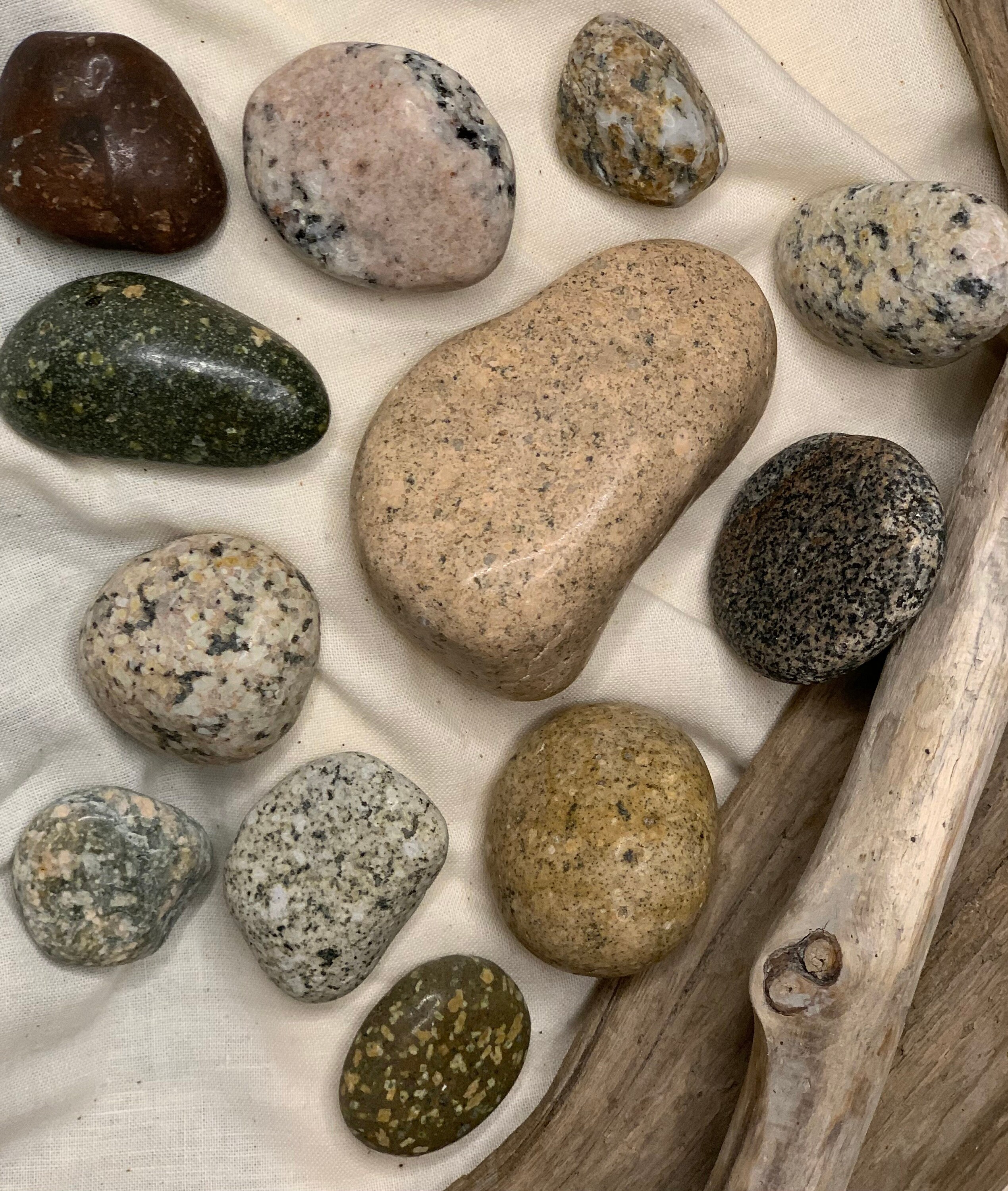 Red Spotted Rocks River, Rock, Spotted, Red, Tan, Gray, Peach, White, Polished - Etsy