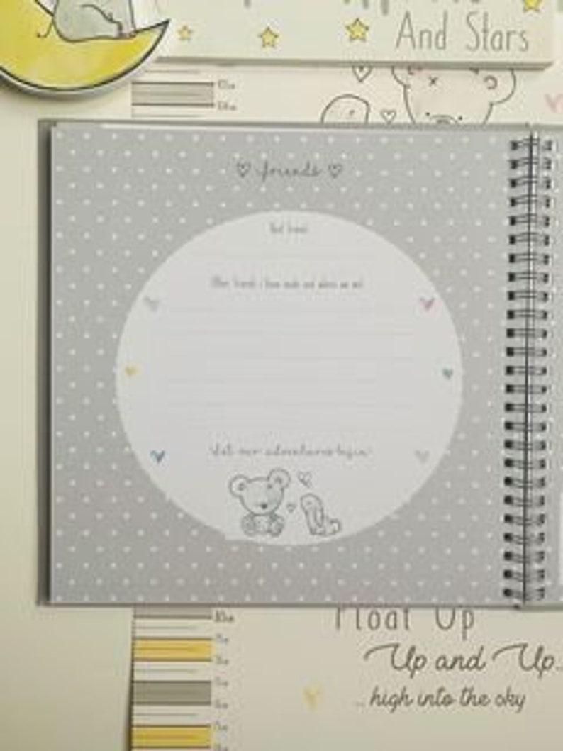 Newborn Baby Keepsake Journal First Year Record Book Gift Etsy UK