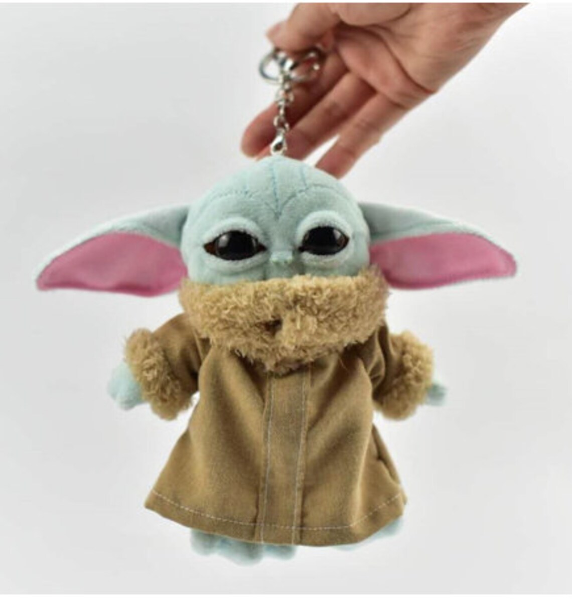 Baby Yoda Mini Keyring Keychain Plush Toy Gift Christmas Etsy