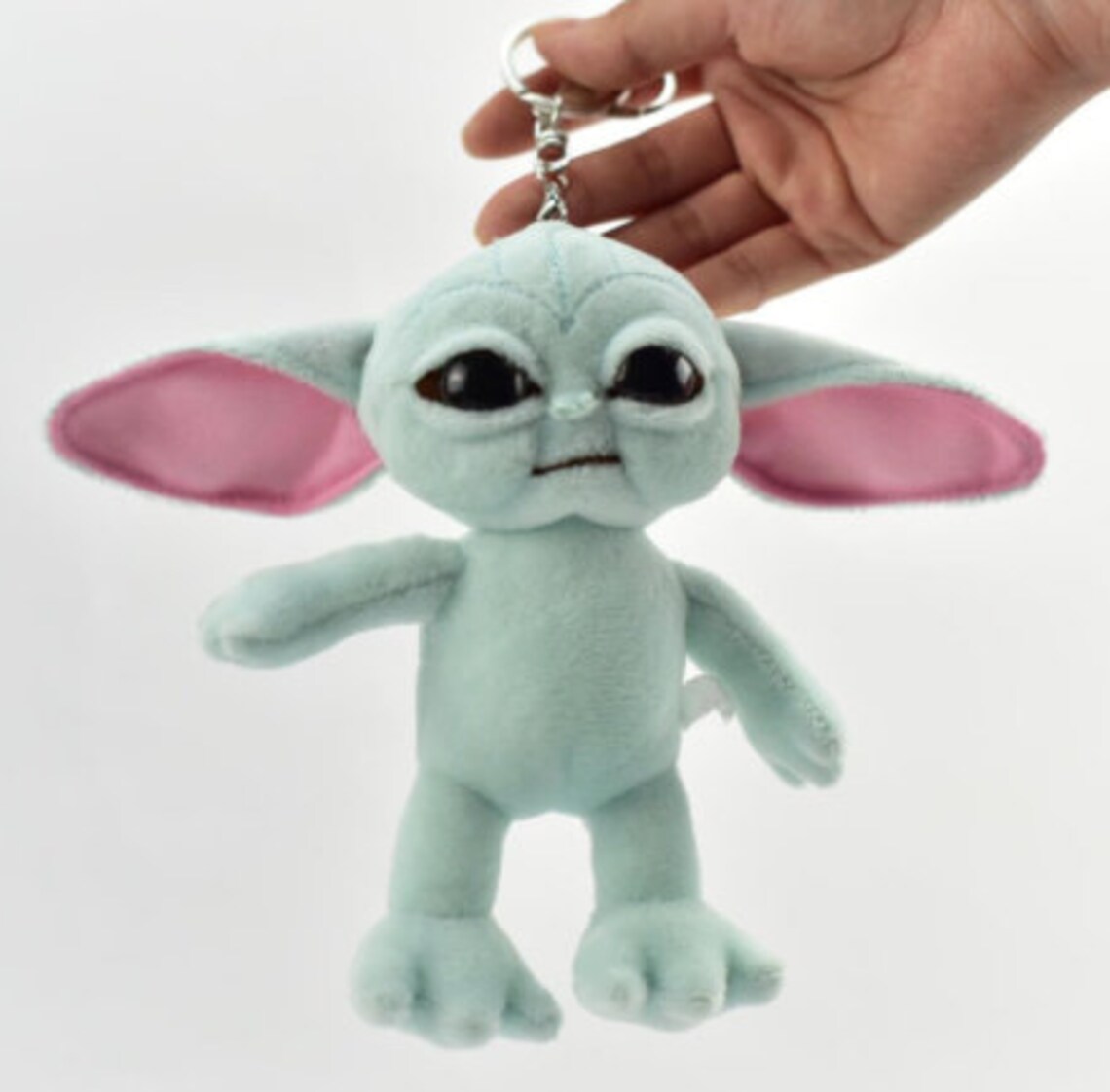 Baby Yoda Mini Keyring Keychain Plush Toy Gift Christmas Etsy