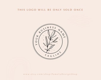 This LOGO will only be sold ONCE - Logo design just for you - Minimalist and Modern Style