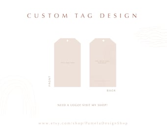 Custom tags design - Branding | Clothing brand products | Labels design to match your business | Increase your sales