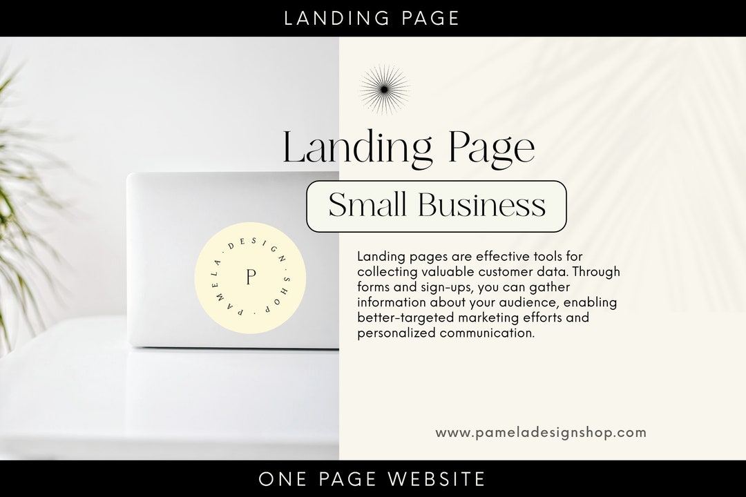 Landing Page Design - Perfect for Small Businesses - Etsy