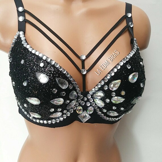 bedazzled bra