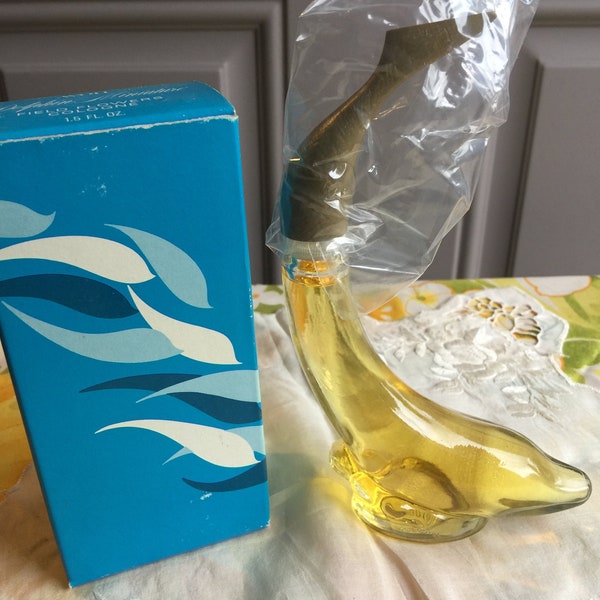 SALE!NIB Vintage Avon Dolphin Miniature, 1.5fl oz, 1973-74