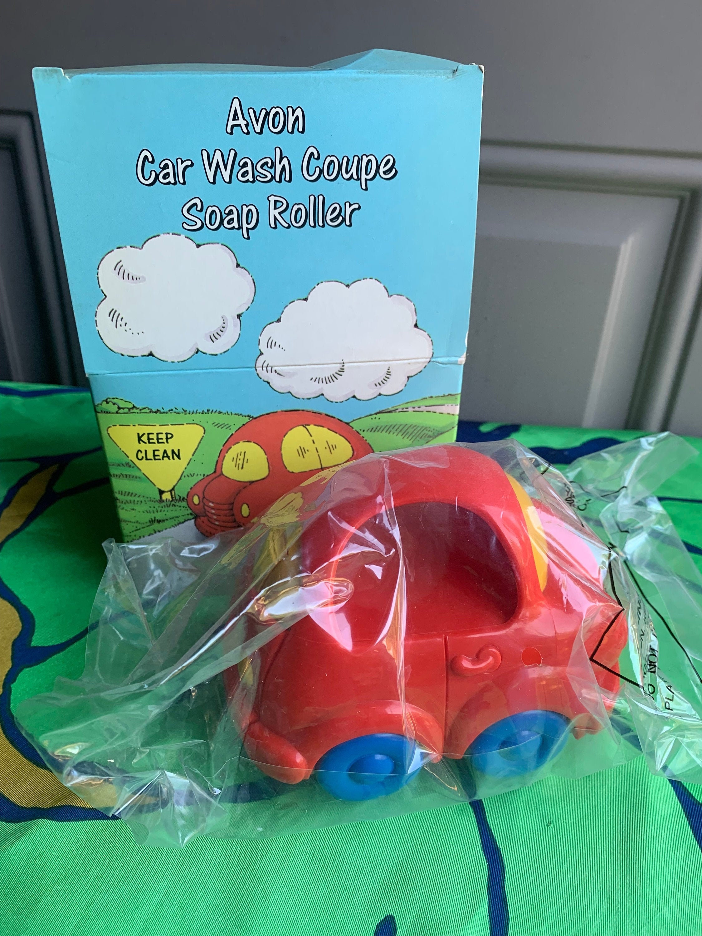 NIB Vintage Avon Car Wash Coupe Soap Roller 1992 Etsy