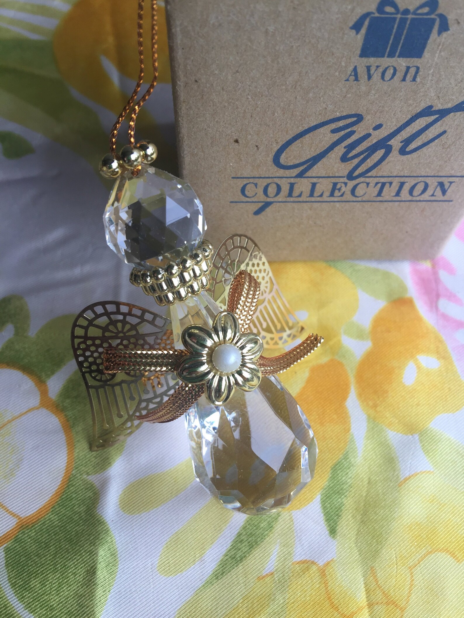 NIB Vintage Avon Angelic Reflections Ornament 1995 Etsy