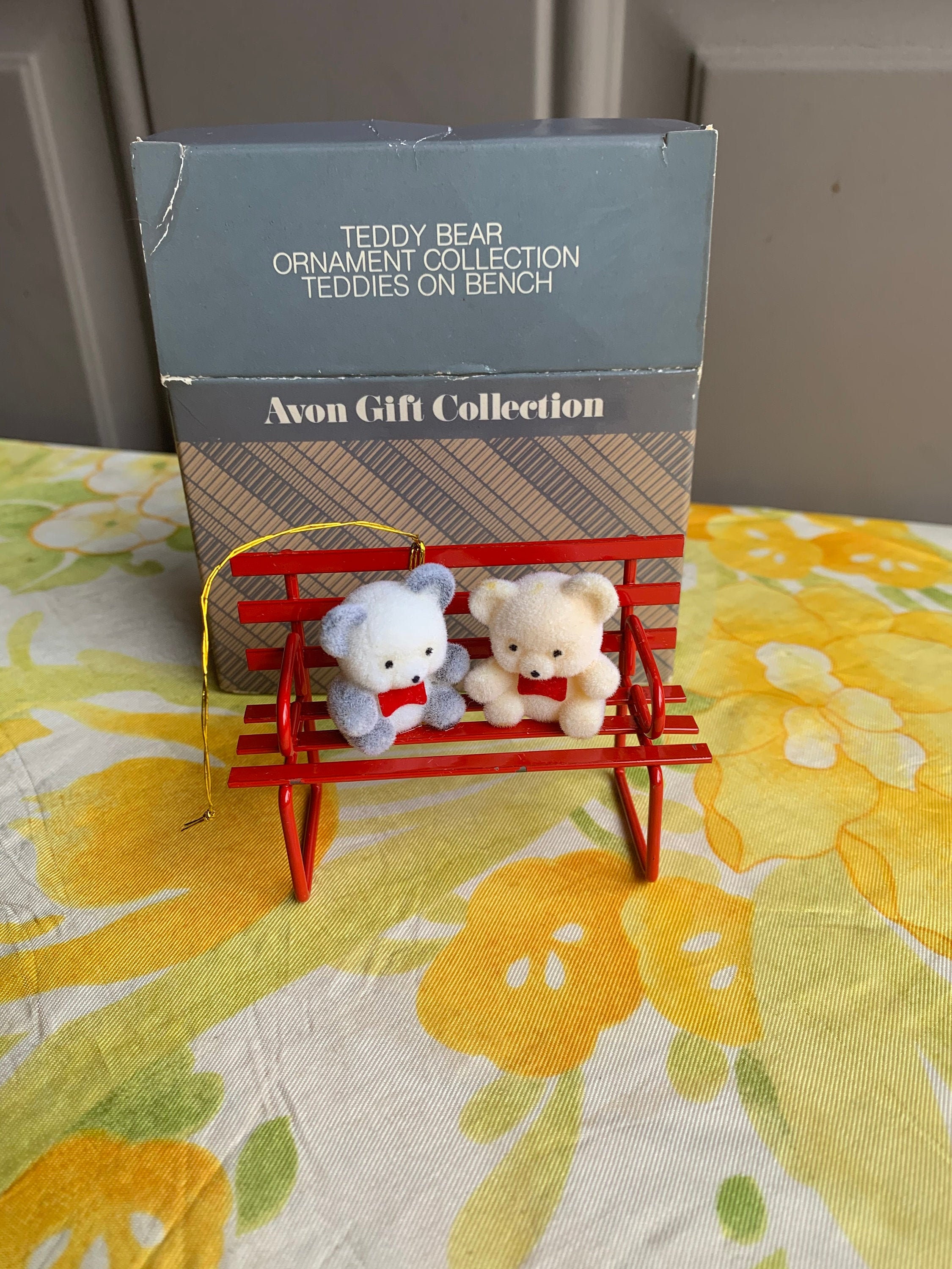 NIB Vintage Avon Teddy Bears Ornament Collection Teddies on Etsy