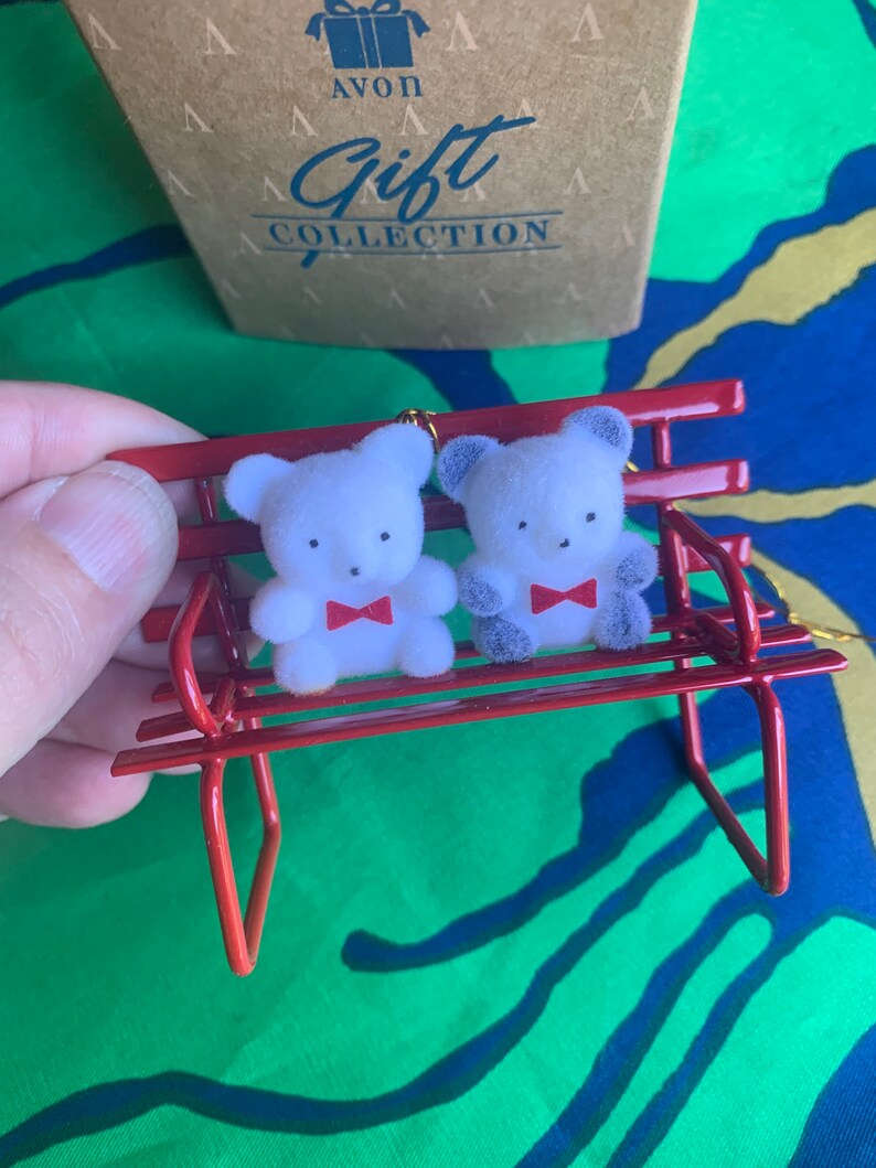 NIB Vintage Avon Teddy Bears Ornament Collection Teddies on Etsy