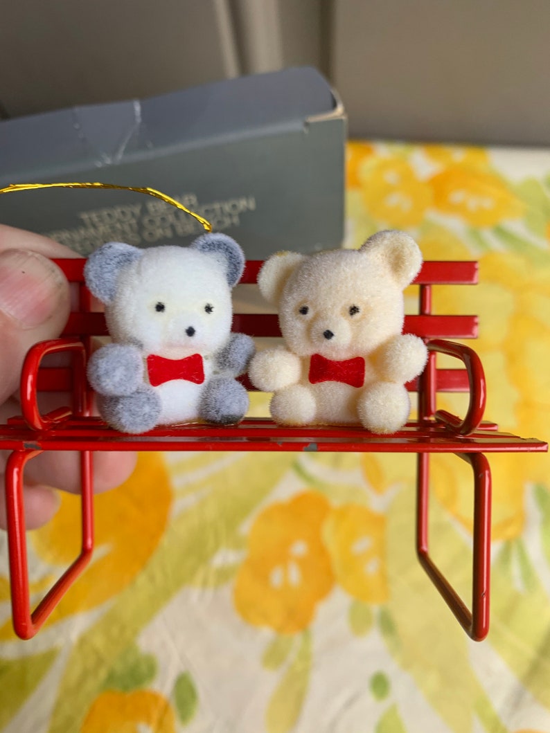 NIB Vintage Avon Teddy Bears Ornament Collection Teddies on | Etsy