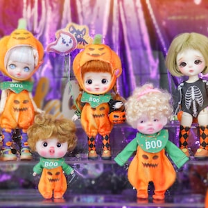 Halloween doll outfit , Lati yellow outfit , obitsu11 outfit, Mini YMY, Lati White Nendoroid outfit 4 style