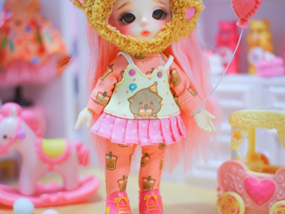 PLAYPERDOLL Lati Yellow Outfit, Obitsu11 Outfit, Ob11, 1/12